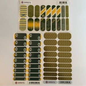 Green Bay Packers Jamberry Nail Art Wraps, NWT, NFL Football Team, NAS Nail Art